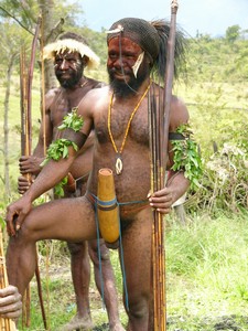 Lidé z kmene Laniů – Papua – Baliem
